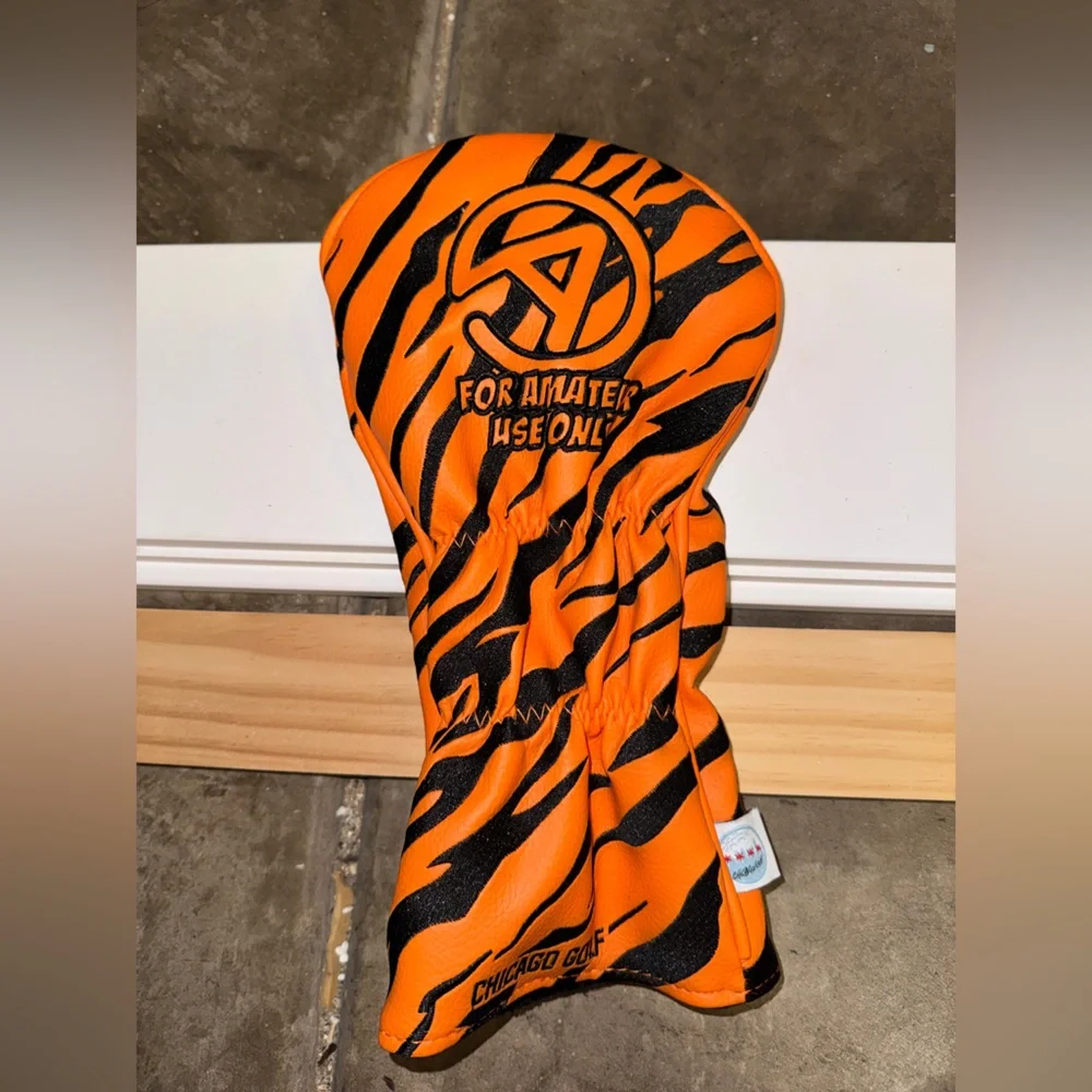 Tiger Driver Head Cover- Chicago Golf
